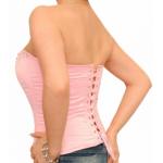 Baby Pink Jewelled Corset Top