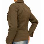 Fully Lined Khaki Jacket with Pockets