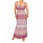 Paisley Mesh Maxi Dress