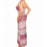 Paisley Mesh Maxi Dress