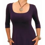 Purple A Line Dress