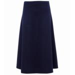 Navy Blue Ponte A Line Skirt