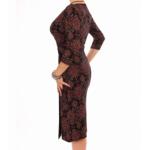 Paisley Print Wrap Dress