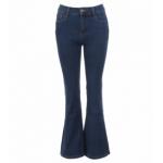 Dark Blue Super Stretchy Flared Jeans