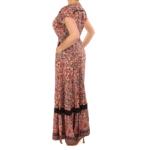 Paisley Print Button Through Maxi Dress