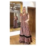 Paisley Print Button Through Maxi Dress