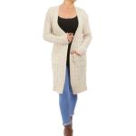 Stone Cable Knit Long Cardigan