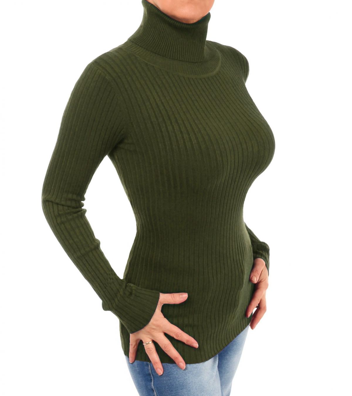 green polo jumper